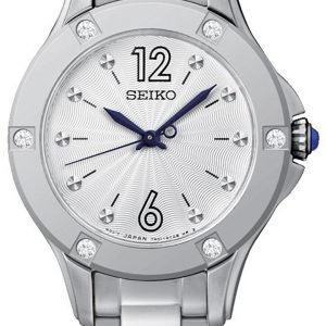 Seiko Dress Ladies Srz421p1 Kello Hopea / Teräs