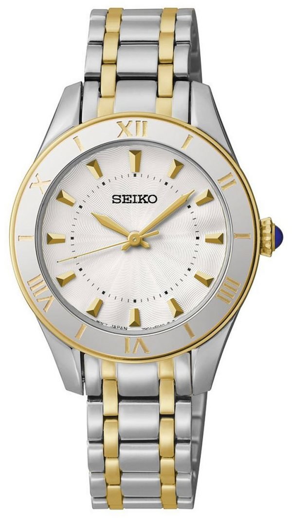 Seiko Dress Ladies Srz432p1 Kello Hopea / Kullansävytetty