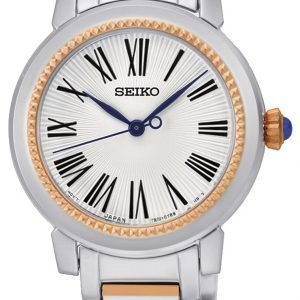 Seiko Dress Ladies Srz448p1 Kello Hopea / Punakultasävyinen