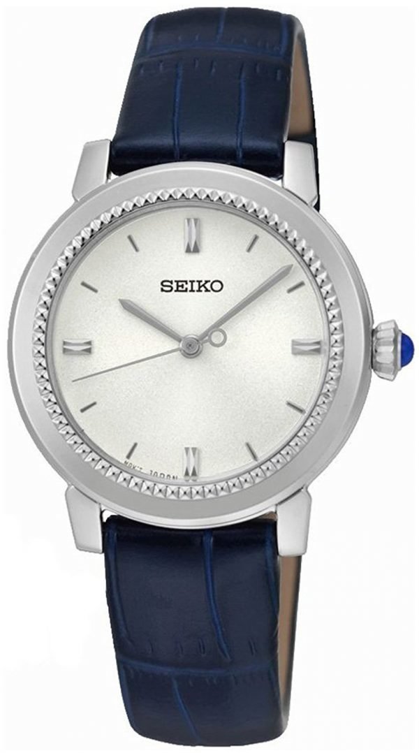 Seiko Dress Ladies Srz451p1 Kello Valkoinen / Nahka