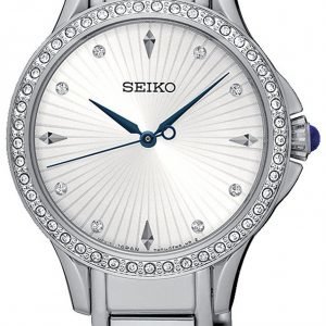 Seiko Dress Ladies Srz485p1 Kello Hopea / Teräs