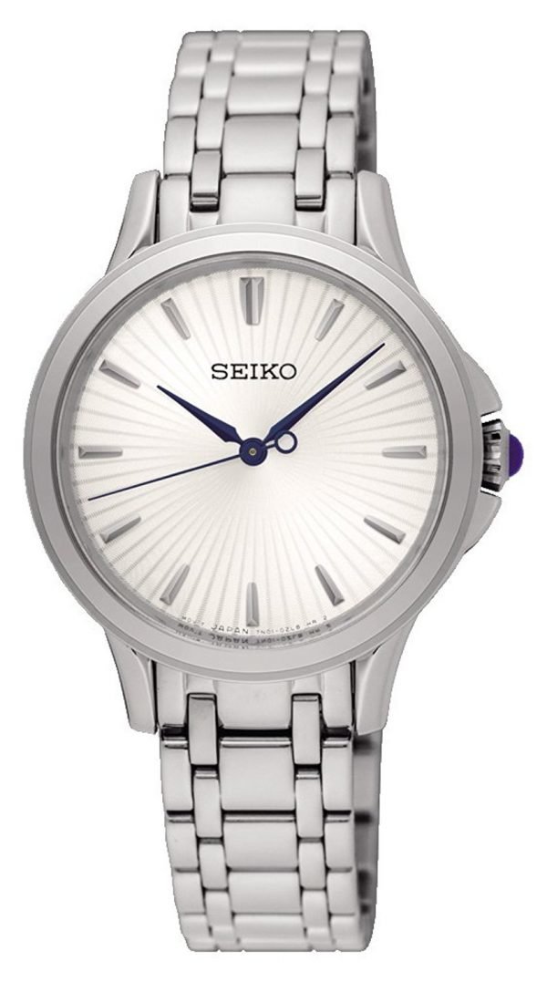 Seiko Dress Ladies Srz491p1 Kello Valkoinen / Teräs