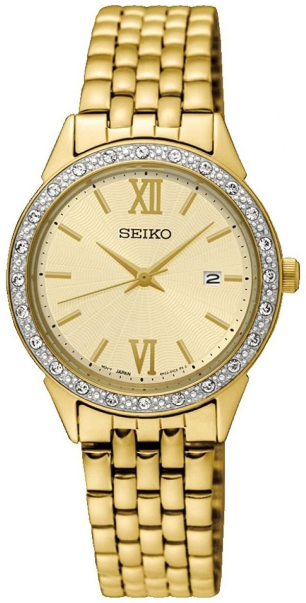 Seiko Dress Ladies Sur688p1 Kello Samppanja / Kullansävytetty