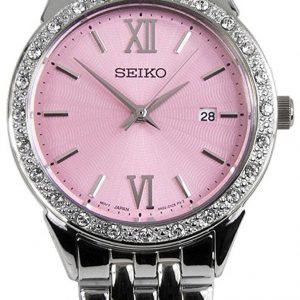 Seiko Dress Ladies Sur693p1 Kello Pinkki / Teräs