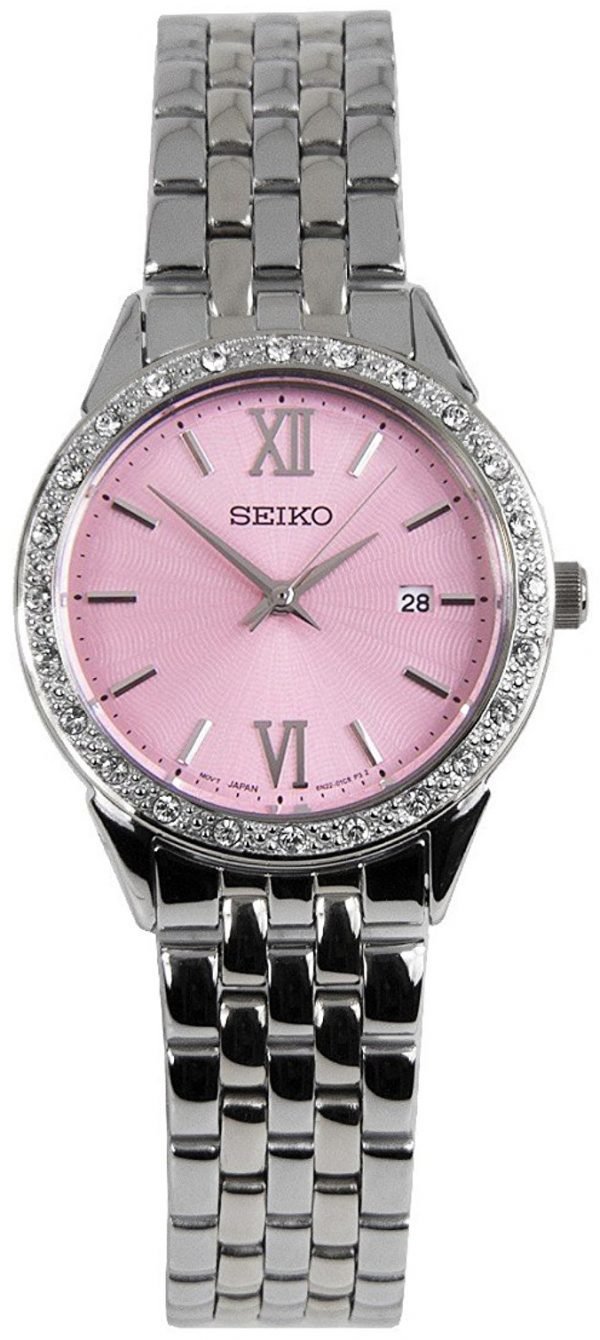 Seiko Dress Ladies Sur693p1 Kello Pinkki / Teräs