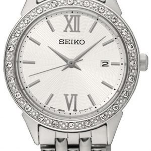 Seiko Dress Ladies Sur695p1 Kello Valkoinen / Teräs