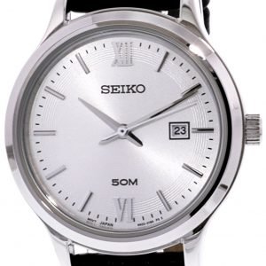 Seiko Dress Ladies Sur703p1 Kello Hopea / Nahka