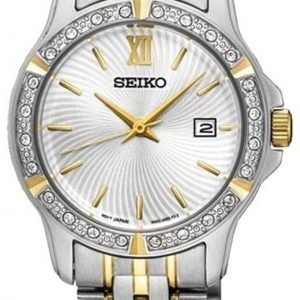 Seiko Dress Ladies Sur732p1 Kello Hopea / Kullansävytetty