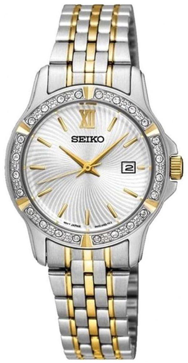 Seiko Dress Ladies Sur732p1 Kello Hopea / Kullansävytetty