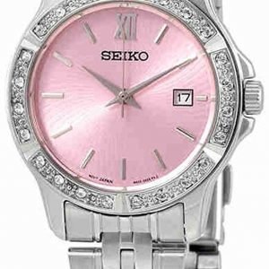 Seiko Dress Ladies Sur739p1 Kello Pinkki / Teräs