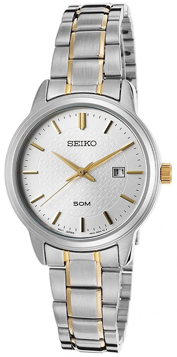 Seiko Dress Ladies Sur745p1 Kello Valkoinen / Kullansävytetty