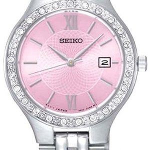 Seiko Dress Ladies Sur765p9 Kello Pinkki / Teräs