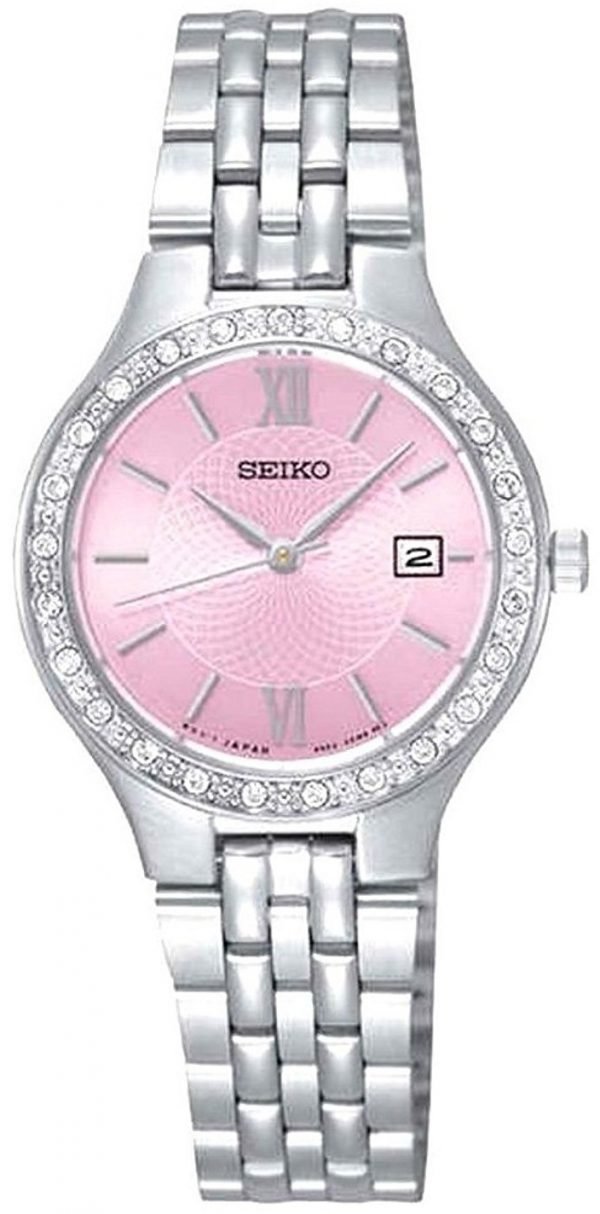 Seiko Dress Ladies Sur765p9 Kello Pinkki / Teräs