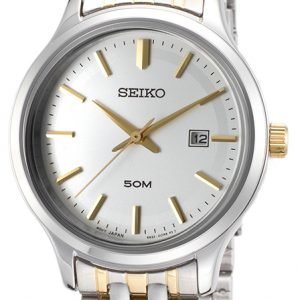 Seiko Dress Ladies Sur793p1 Kello Hopea / Kullansävytetty