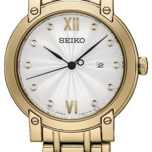 Seiko Dress Ladies Sxdg80p1 Kello Hopea / Kullansävytetty