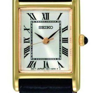 Seiko Dress Ladies Sxgn56p1 Kello Hopea / Nahka