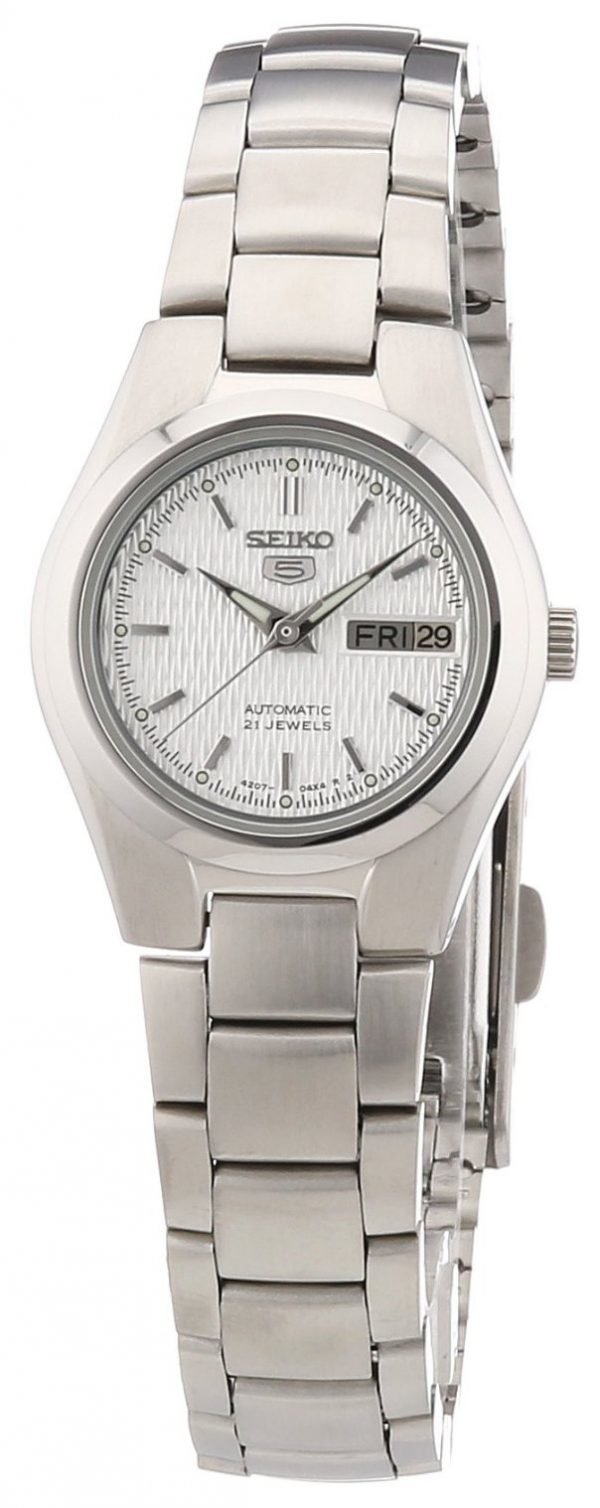 Seiko Dress Ladies Symc07 Kello Hopea / Teräs