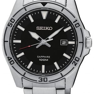 Seiko Dress Sgeh63p1 Kello Musta / Teräs