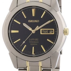 Seiko Dress Sgg735p1 Kello Musta / Kullansävytetty Teräs