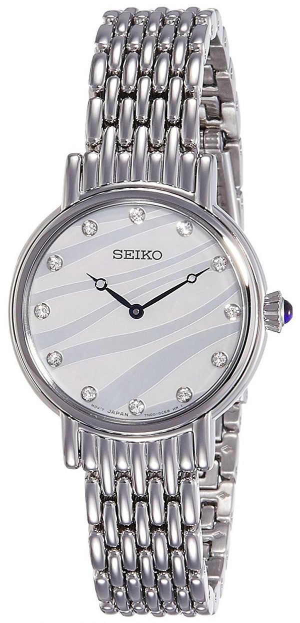 Seiko Dress Snaf69p1 Kello Valkoinen / Teräs