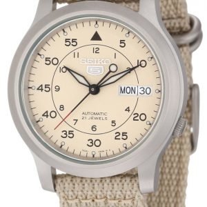 Seiko Dress Snk803 Kello Beige / Tekstiili