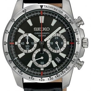 Seiko Dress Ssb033p1 Kello Musta / Nahka