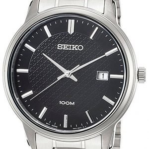 Seiko Dress Sur195p1 Kello Musta / Teräs