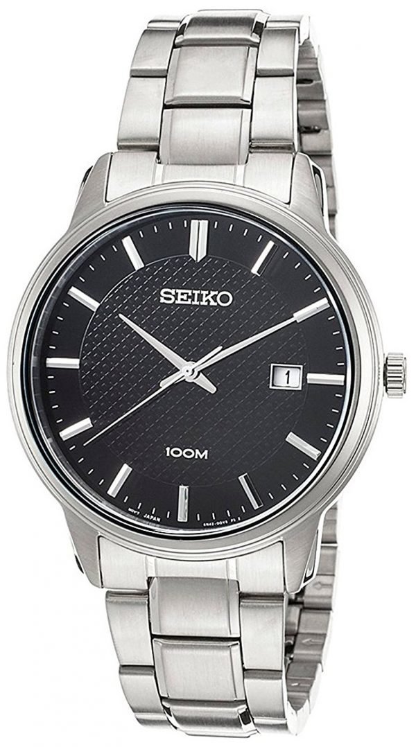 Seiko Dress Sur195p1 Kello Musta / Teräs