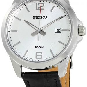 Seiko Dress Sur249p1 Kello Hopea / Nahka