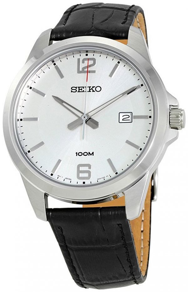 Seiko Dress Sur249p1 Kello Hopea / Nahka