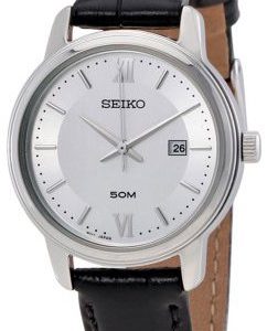 Seiko Dress Sur743p1 Kello Hopea / Nahka