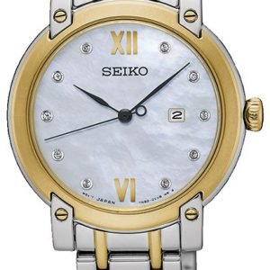 Seiko Dress Sxdg84p1 Kello Hopea / Kullansävytetty Teräs