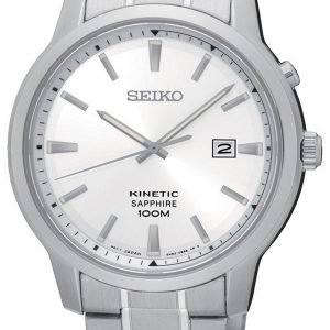 Seiko Kinetic Ska739p1 Kello Hopea / Teräs