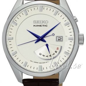 Seiko Kinetic Srn071p1 Kello Samppanja / Nahka