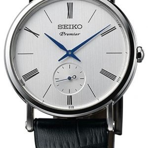 Seiko Premier Srk035p1 Kello Hopea / Nahka