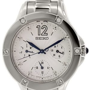 Seiko Sky671p1 Kello Valkoinen / Teräs