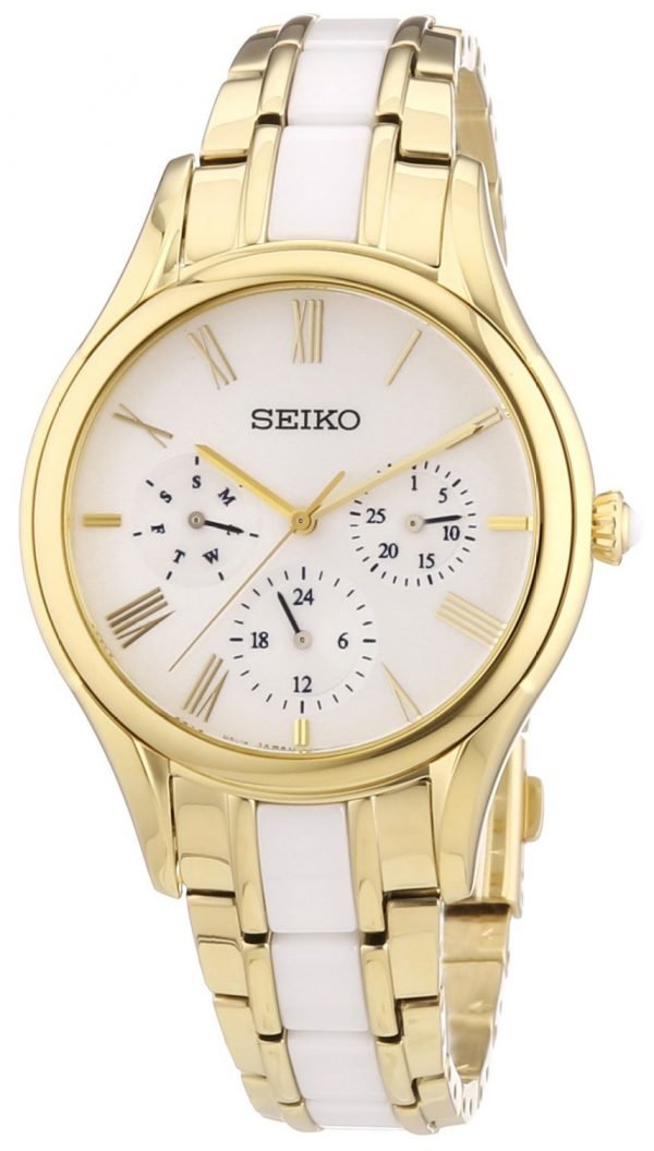 Seiko Sky718p1 Kello Valkoinen / Keraaminen