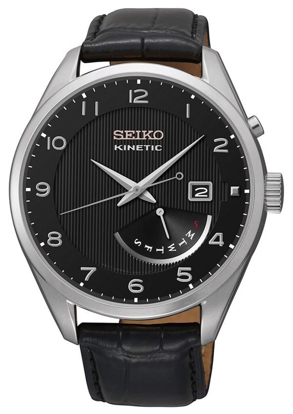 Seiko Srn051p1 Kello Musta / Nahka