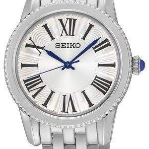 Seiko Srz437p1 Kello Hopea / Teräs