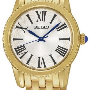 Seiko Srz440p1 Kello Hopea / Kullansävytetty Teräs