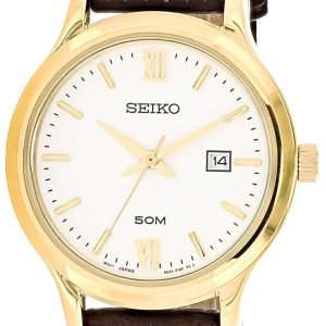 Seiko Sur702p1 Kello Valkoinen / Nahka