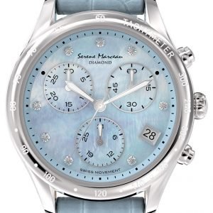 Serene Marceau Diamond S012.02 Kello Sininen / Nahka