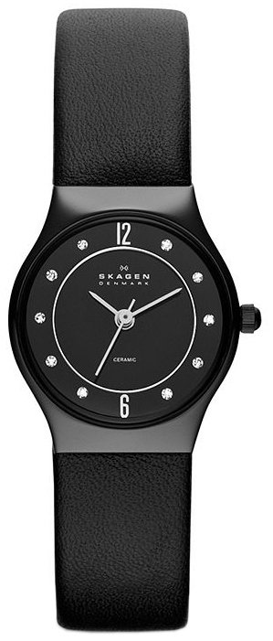 Skagen 233xsclb Kello Musta / Nahka