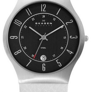 Skagen 233xxlslw Kello Musta / Nahka