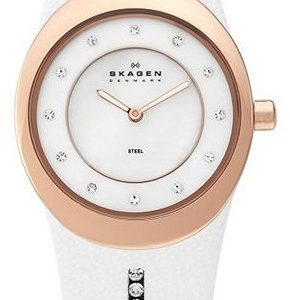 Skagen 564xsrlw Kello Valkoinen / Nahka