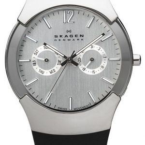 Skagen 583xlslc Kello Hopea / Nahka