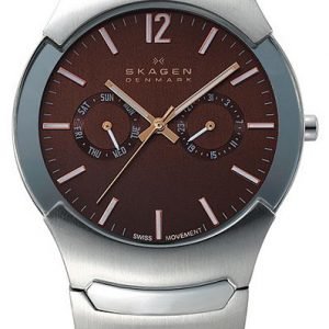 Skagen 583xlsxdo Kello Ruskea / Teräs