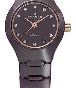 Skagen 816xsdxc1 Kello Ruskea / Keraaminen