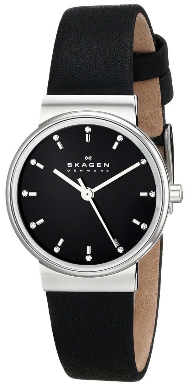 Skagen Ancher Skw2193 Kello Musta / Nahka