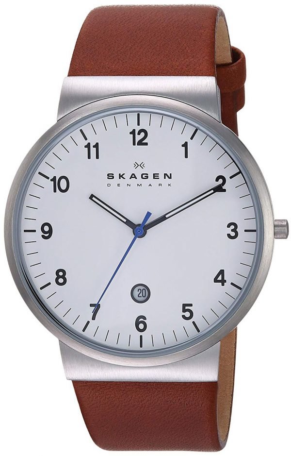 Skagen Ancher Skw6082 Kello Valkoinen / Nahka